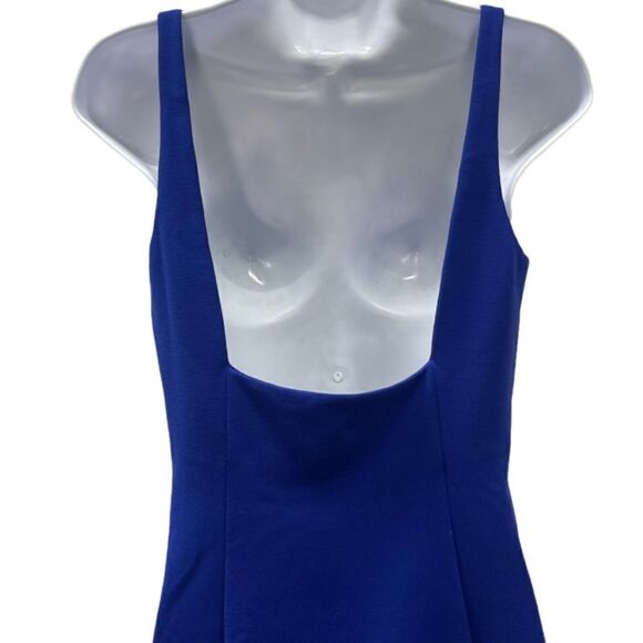 Diane VonFurstenberg Tiered Blue Dress size 8 Blue - Picture 4 of 8